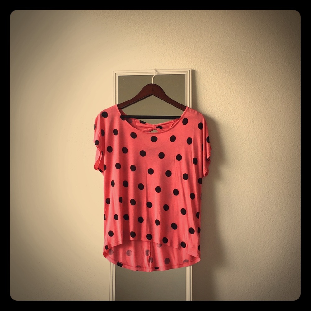 Forever 21 | Crewneck Short-Sleeve High-Low Blouse